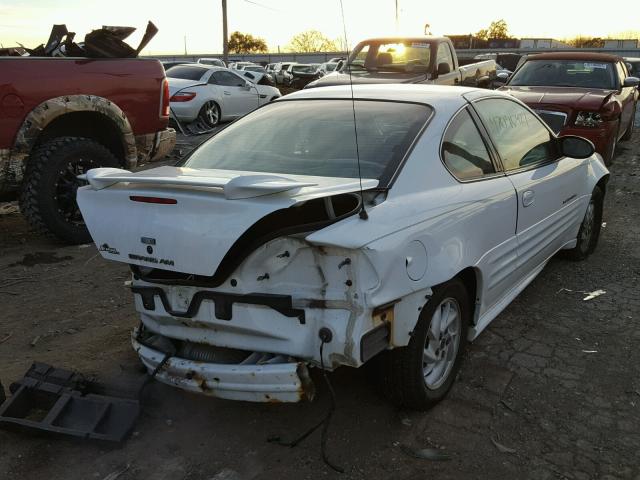 1G2NF12E12C112668 - 2002 PONTIAC GRAND AM S WHITE photo 4