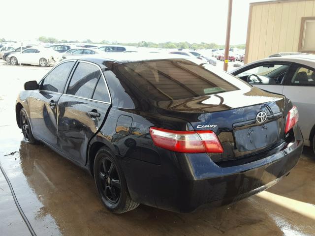 4T1BE46K09U304733 - 2009 TOYOTA CAMRY BASE BLACK photo 3