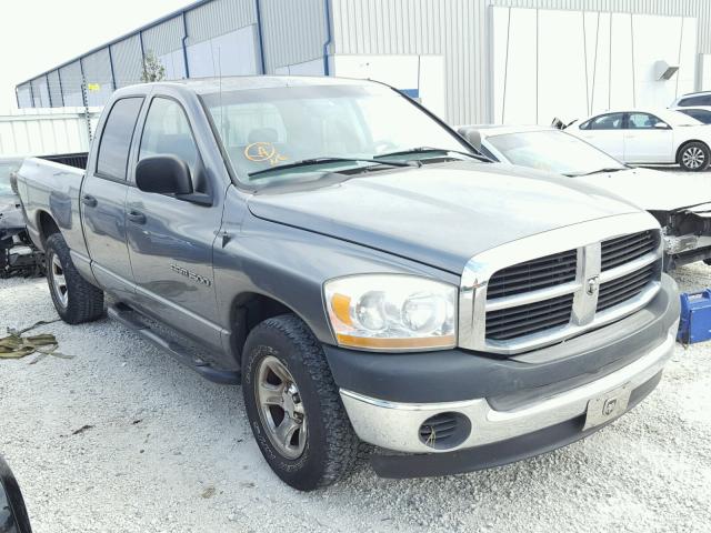 1D7HA18KX6J186344 - 2006 DODGE RAM 1500 S GRAY photo 1