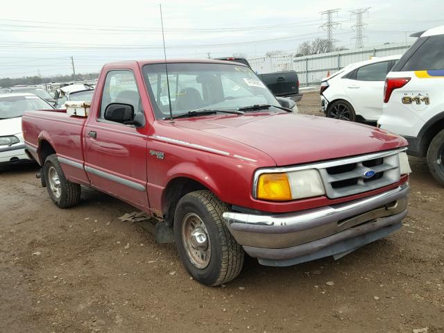 1FTCR10U2SUA38241 - 1995 FORD RANGER BURGUNDY photo 1