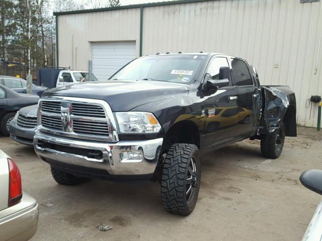 3D73Y4HL9BG582471 - 2011 DODGE RAM 3500 BLACK photo 2