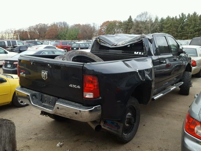 3D73Y4HL9BG582471 - 2011 DODGE RAM 3500 BLACK photo 4