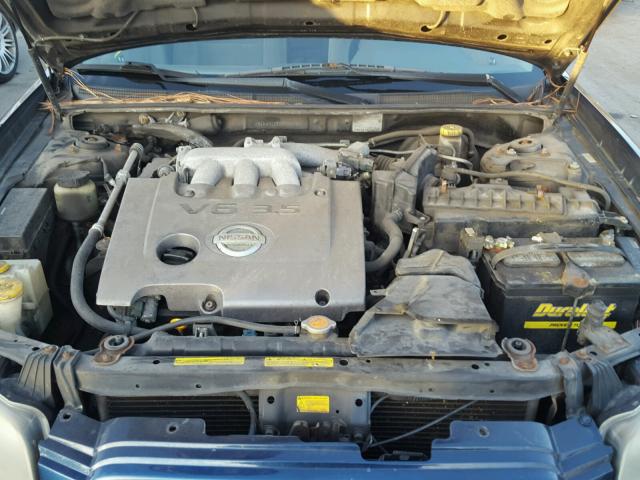 JN1DA31D73T520767 - 2003 NISSAN MAXIMA GLE BLUE photo 7