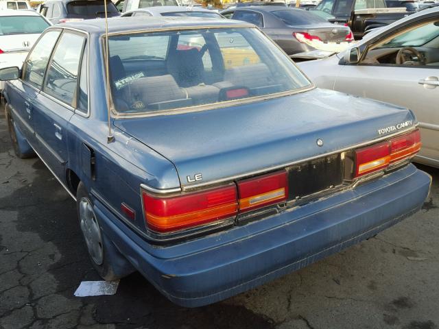 4T1SV22E7MU413512 - 1991 TOYOTA CAMRY LE BLUE photo 3