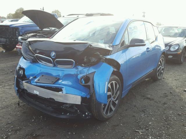 WBY1Z8C30HV890947 - 2017 BMW I3 REX BLUE photo 2