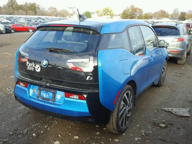 WBY1Z8C30HV890947 - 2017 BMW I3 REX ლურჯი ფოტო 4