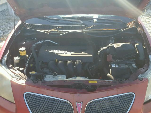 5Y2SL65896Z411421 - 2006 PONTIAC VIBE MAROON photo 7