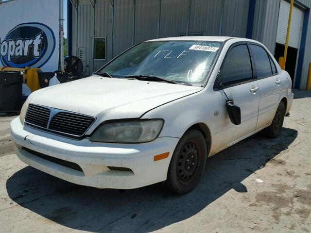 JA3AJ26E23U103108 - 2003 MITSUBISHI LANCER ES WHITE photo 2