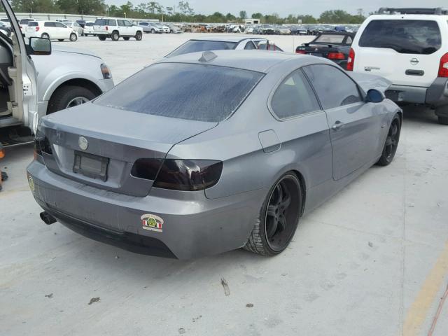 WBAWB33587PU88318 - 2007 BMW 328 I GRAY photo 4