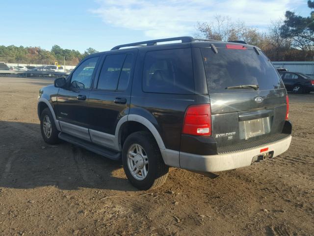 1FMZU73E02UB09769 - 2002 FORD EXPLORER X BLACK photo 3