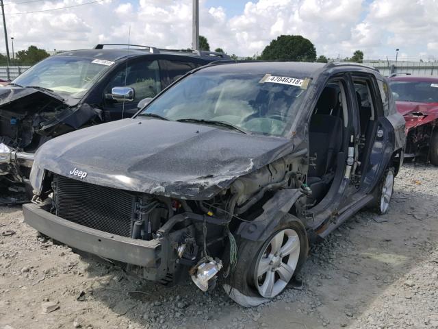 1C4NJCBA4ED726325 - 2014 JEEP COMPASS SP BLACK photo 2