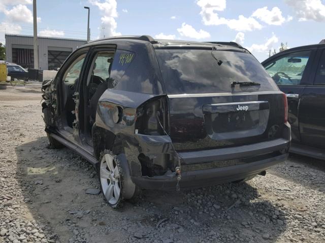 1C4NJCBA4ED726325 - 2014 JEEP COMPASS SP BLACK photo 3