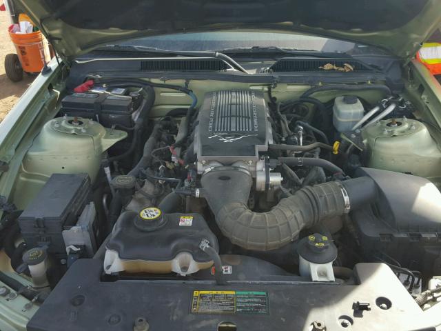 1ZVHT82H655218351 - 2005 FORD MUSTANG GT GREEN photo 7