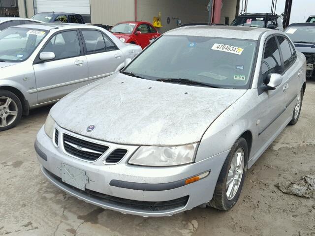 YS3FD49Y371139759 - 2007 SAAB 9-3 2.0T SILVER photo 2