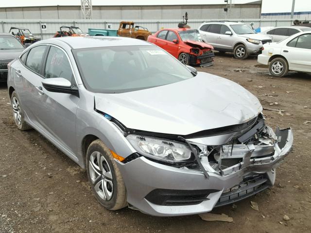 19XFC2F58HE002131 - 2017 HONDA CIVIC LX SILVER photo 1