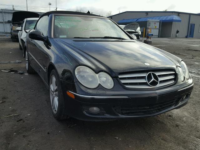 WDBTK56F97F210599 - 2007 MERCEDES-BENZ CLK 350 BLACK photo 1