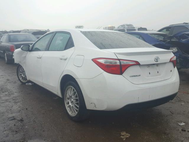 5YFBURHE1EP143568 - 2014 TOYOTA COROLLA L WHITE photo 3