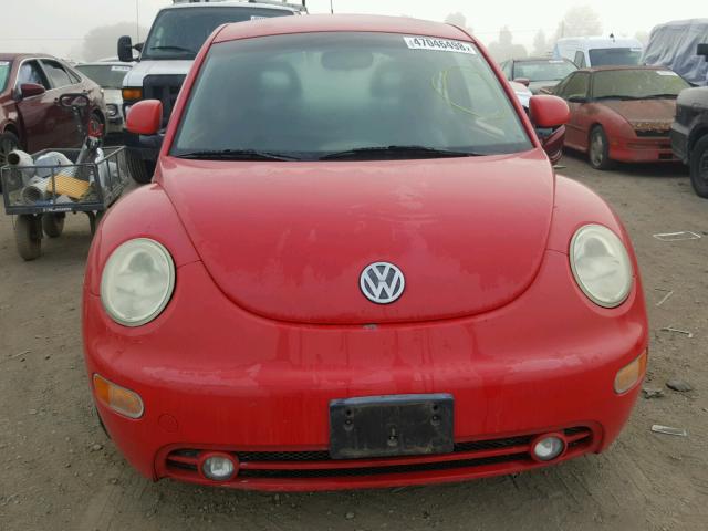 3VWCC21C8XM401857 - 1999 VOLKSWAGEN NEW BEETLE 红色 照片 9