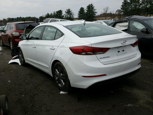 5NPD84LF0HH190592 - 2017 HYUNDAI ELANTRA SE WHITE photo 3