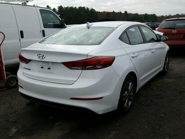 5NPD84LF0HH190592 - 2017 HYUNDAI ELANTRA SE WHITE photo 4