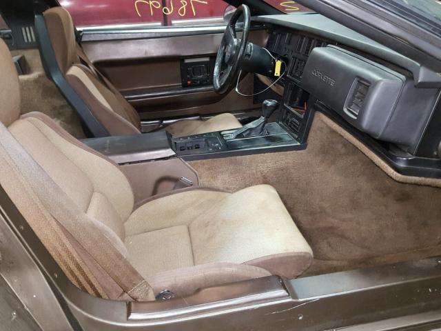 1G1YY0780F5122076 - 1985 CHEVROLET CORVETTE BROWN photo 5