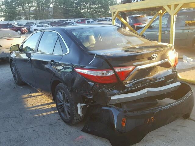 4T1BF1FK4GU185674 - 2016 TOYOTA CAMRY LE BLACK photo 3