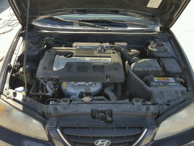 KMHDN46DX6U282648 - 2006 HYUNDAI ELANTRA GL BLUE photo 7