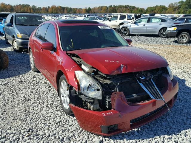 1N4BA41E18C836701 - 2008 NISSAN MAXIMA SE MAROON photo 1