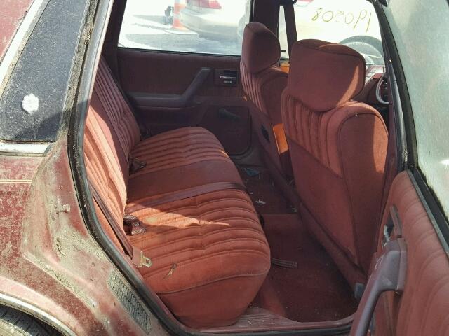 2G3AJ54N2M2334152 - 1991 OLDSMOBILE CUTLASS CI RED photo 6