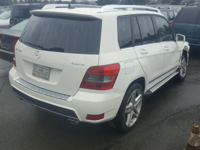 WDCGG8HB2BF692206 - 2011 MERCEDES-BENZ GLK 350 4M WHITE photo 4