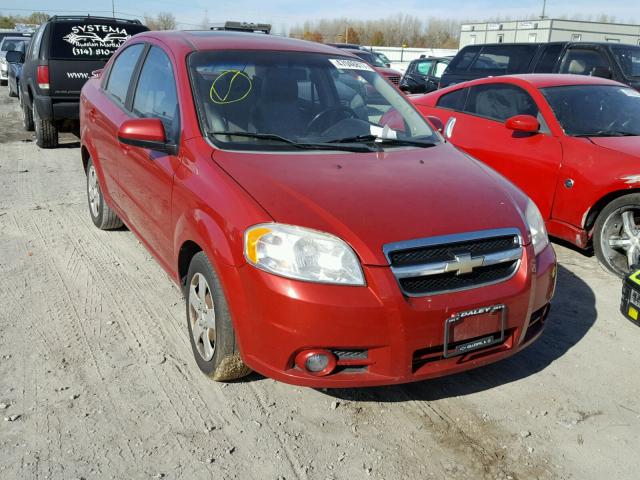 KL1TG5DE3BB147682 - 2011 CHEVROLET AVEO LT RED photo 1