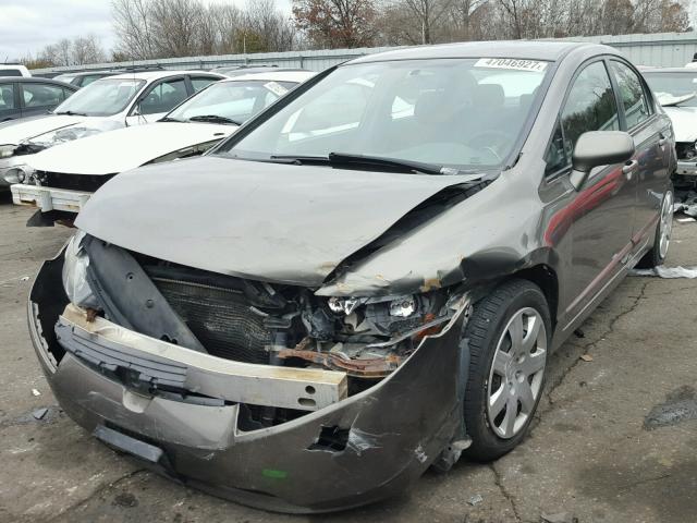 1HGFA16527L125740 - 2007 HONDA CIVIC LX GRAY photo 2