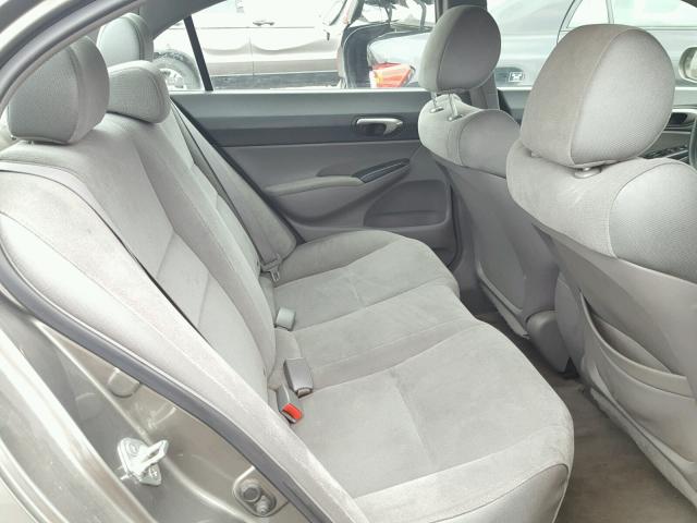 1HGFA16527L125740 - 2007 HONDA CIVIC LX GRAY photo 6