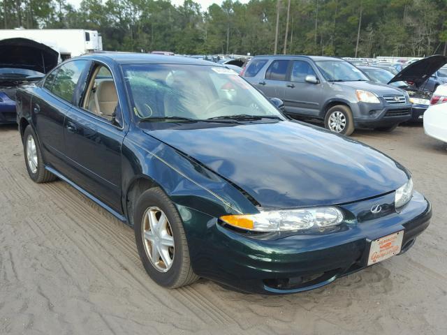 1G3NL52F72C167114 - 2002 OLDSMOBILE ALERO GL GREEN photo 1