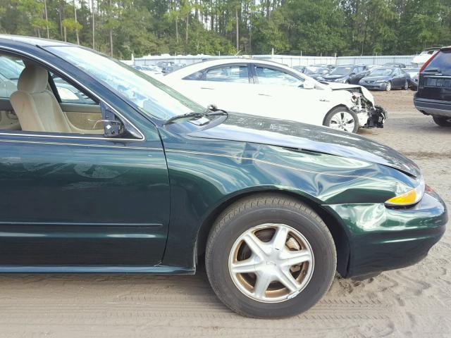 1G3NL52F72C167114 - 2002 OLDSMOBILE ALERO GL GREEN photo 9