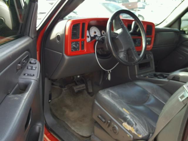 2GCEK19N951223959 - 2005 CHEVROLET SILVERADO RED photo 9