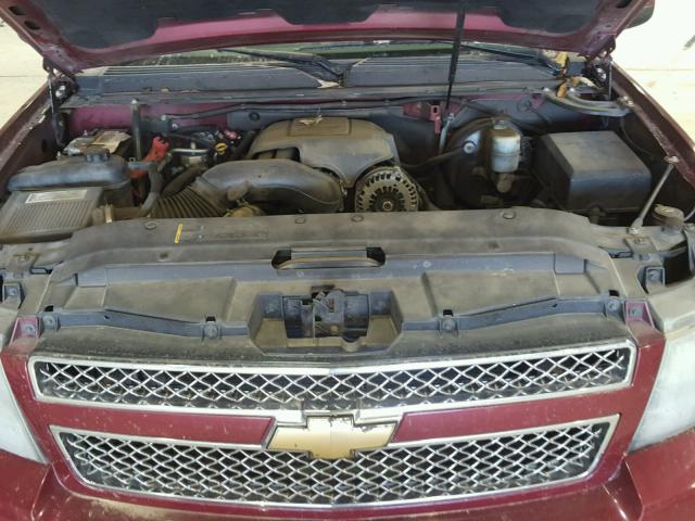 1GNFC16087J340068 - 2007 CHEVROLET SUBURBAN C RED photo 7