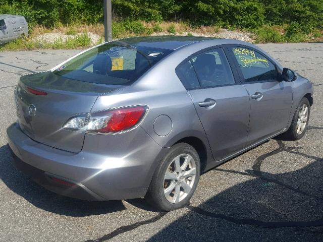 JM1BL1SG0A1215034 - 2010 MAZDA 3 I GRAY photo 4