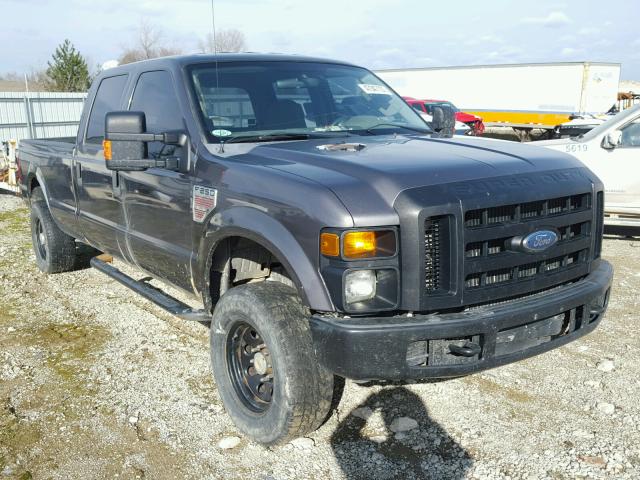 1FTSW21R28EB22342 - 2008 FORD F250 SUPER GRAY photo 1