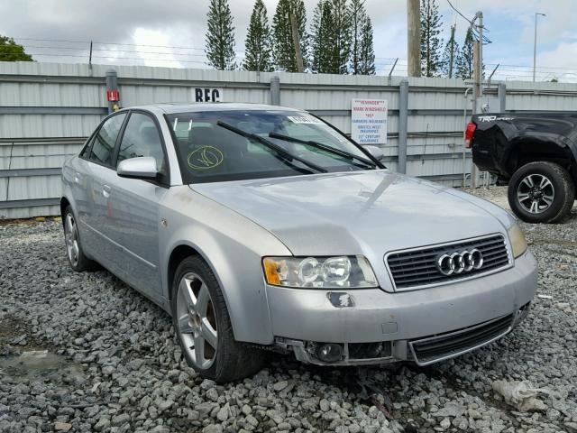 WAUJC68E44A251079 - 2004 AUDI A4 1.8T SILVER photo 1