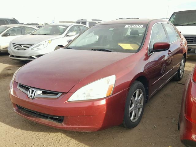 1HGCM66533A087691 - 2003 HONDA ACCORD EX MAROON photo 2