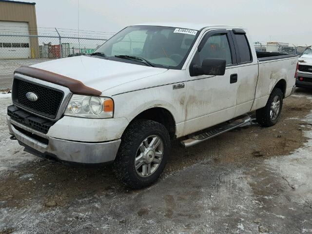 1FTRX14W76FB53780 - 2006 FORD F150 WHITE photo 2