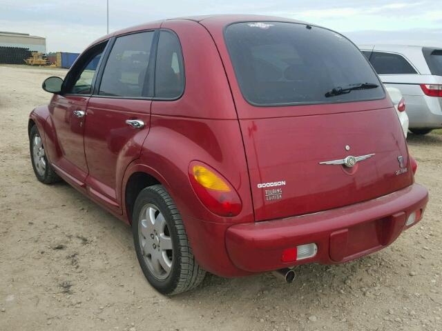 3C4FY58804T227479 - 2004 CHRYSLER PT CRUISER MAROON photo 3