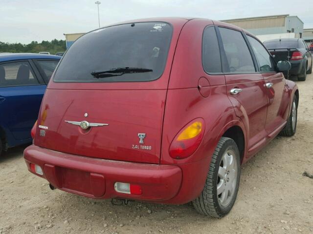 3C4FY58804T227479 - 2004 CHRYSLER PT CRUISER MAROON photo 4