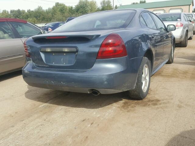 2G2WP582861160704 - 2006 PONTIAC GRAND PRIX SILVER photo 4