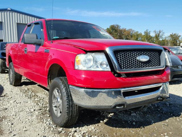 1FTPX14V77FA09923 - 2007 FORD F150 RED photo 1