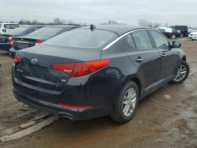 KNAGM4A72C5294219 - 2012 KIA OPTIMA LX BLACK photo 4