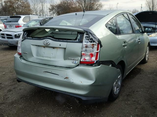 JTDKB20U663143608 - 2006 TOYOTA PRIUS GREEN photo 4