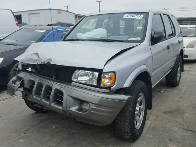 4S2CK58D224337247 - 2002 ISUZU RODEO S SILVER photo 2