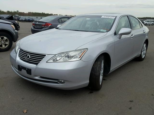 JTHBJ46G182209196 - 2008 LEXUS ES 350 SILVER photo 2